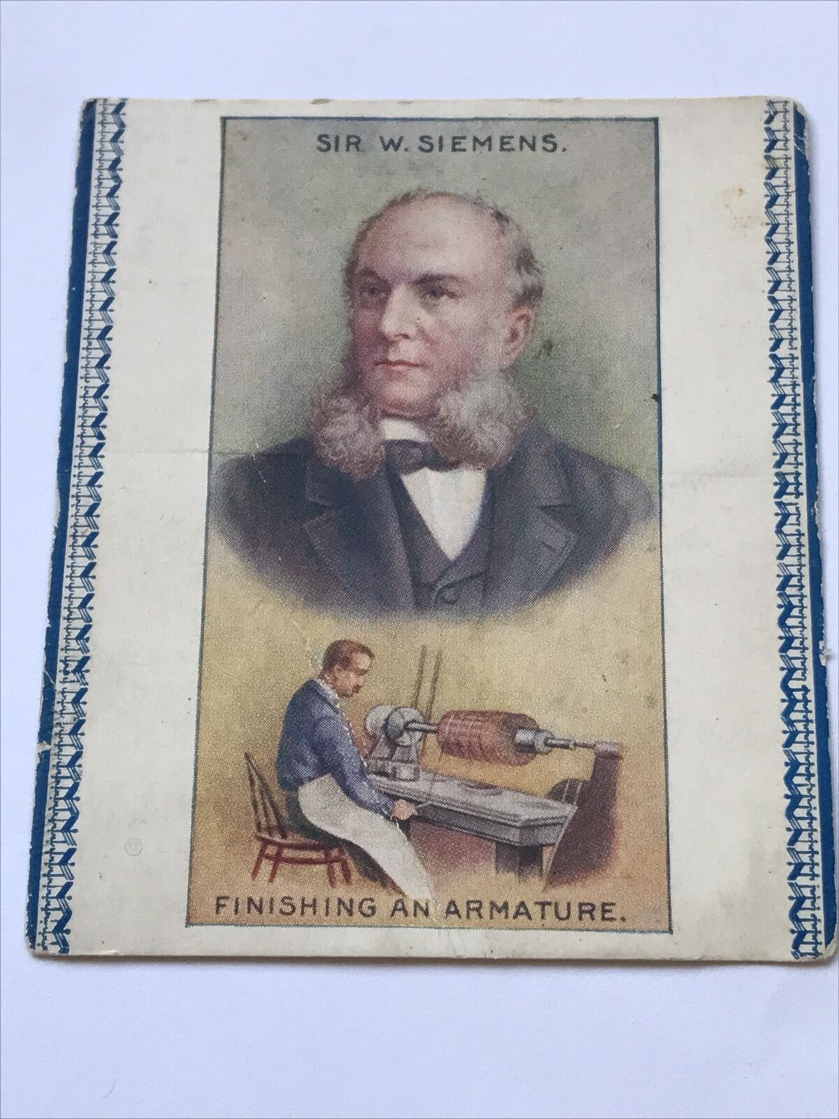 Armature - SPINET HOUSE CIGARETTE CARD - #7 Scientific Inventions & Discoveries