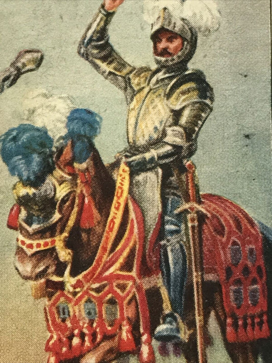 Churchman Cigarette Card - The Kings Coronation - No. 6 Champion Of England Richard II