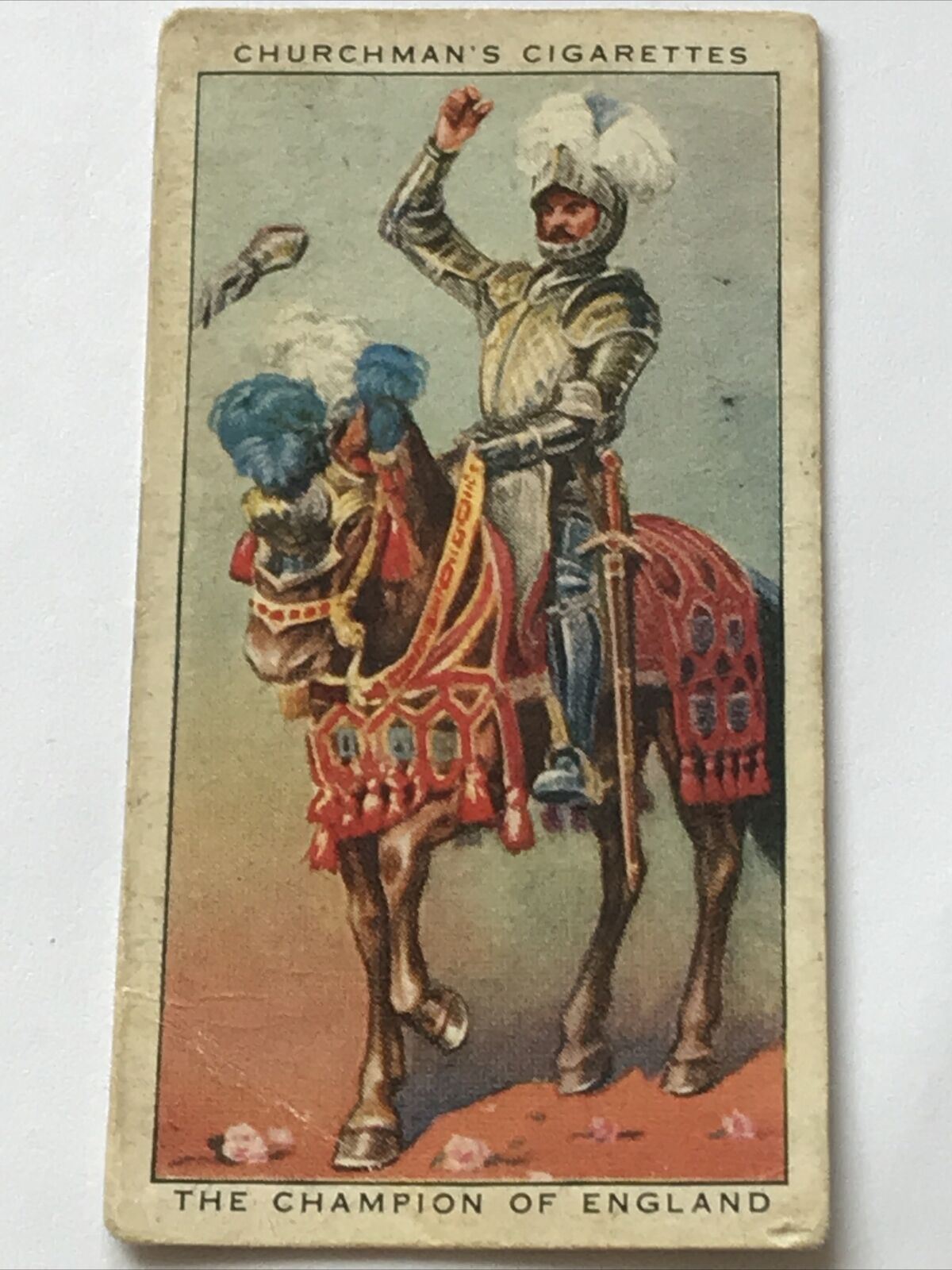 Churchman Cigarette Card The Kings Coronation #6 Champion Of England Richard II