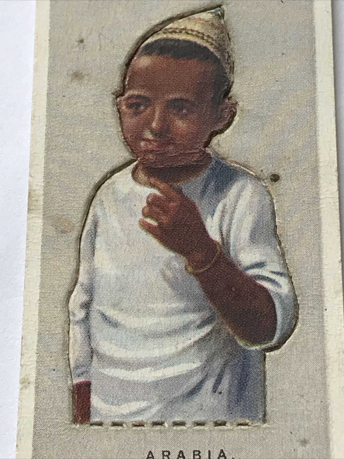 Ogdens Cigarette Card 1924 - Children Of All Nations - Cut-out Version - No. 3 Arabia - Arabian Boy