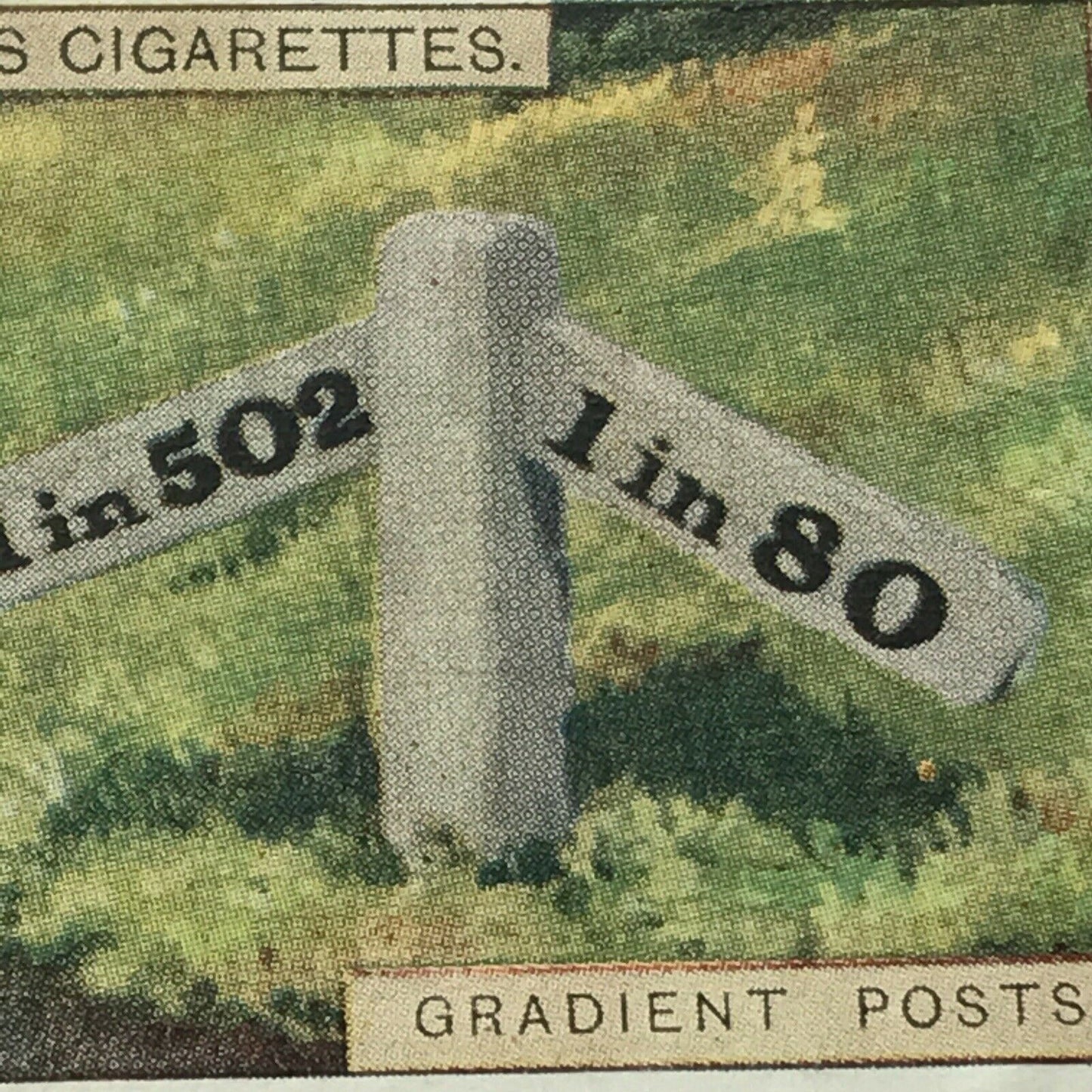 RAILWAY WORKING GRADUENT POSTS Churchman Cigarette Card #16