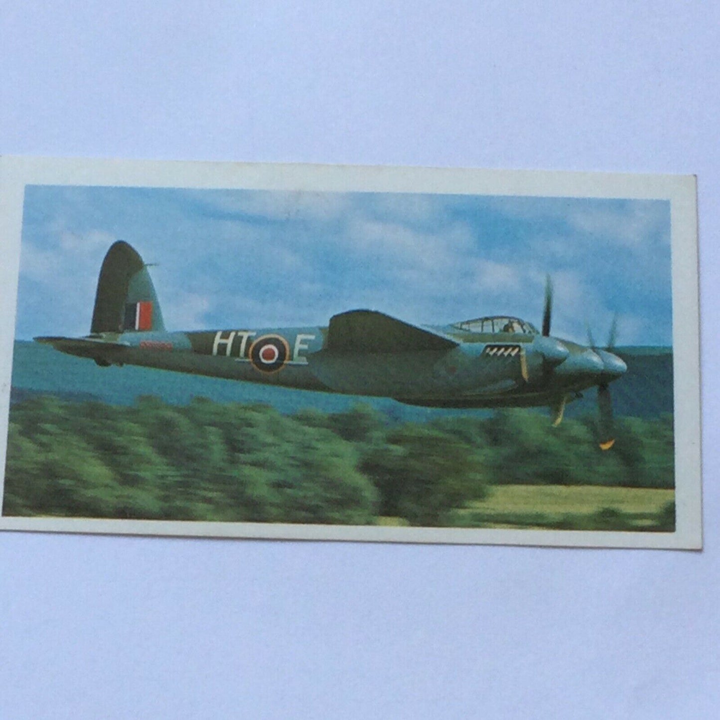 Doncella Cigarette Card - De Havilland Mosquito T3 RR299 - Golden Age Of Flying - RAF Aircraft