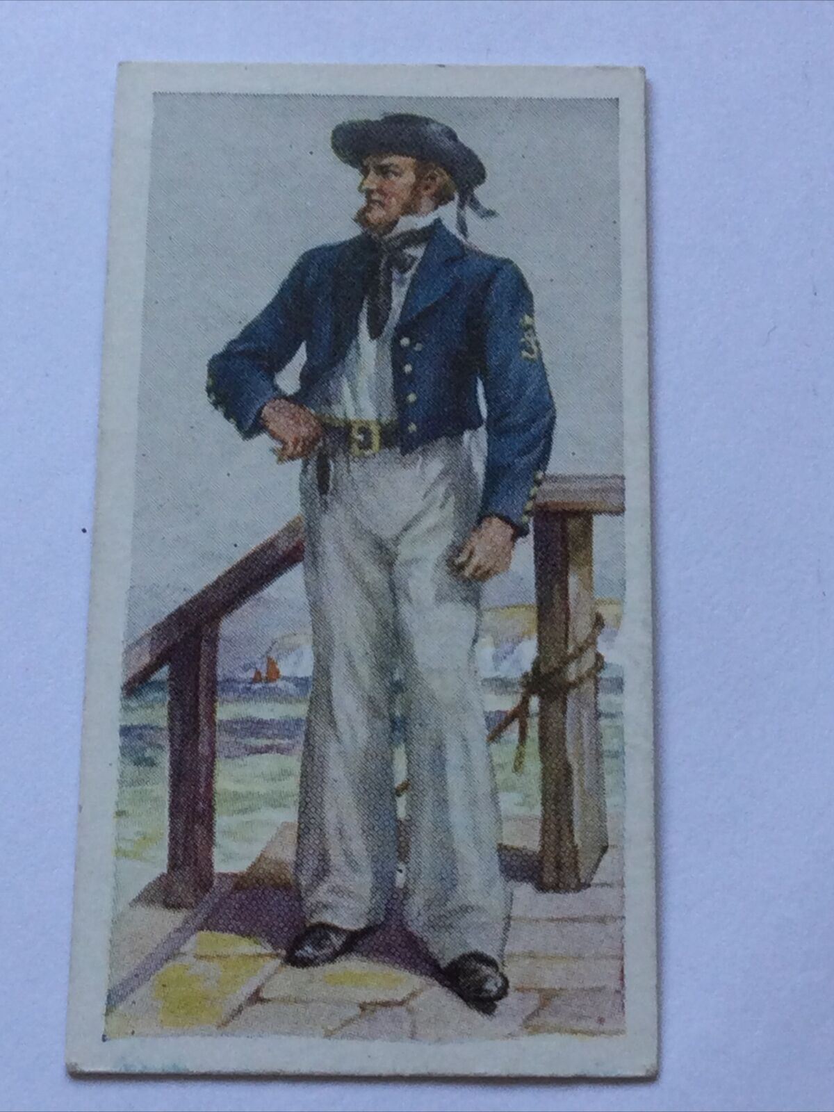 CARRERAS HISTORY OF NAVAL UNIFORMS #35 Petty Officer First Class 1856 Bluejacket