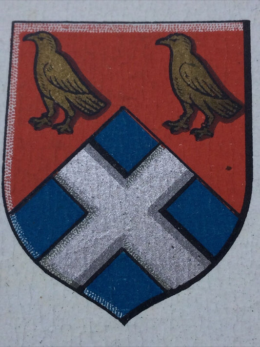 School Badges - BRADFIELD - Godfrey Phillips Cigarette Card - St Andrews College