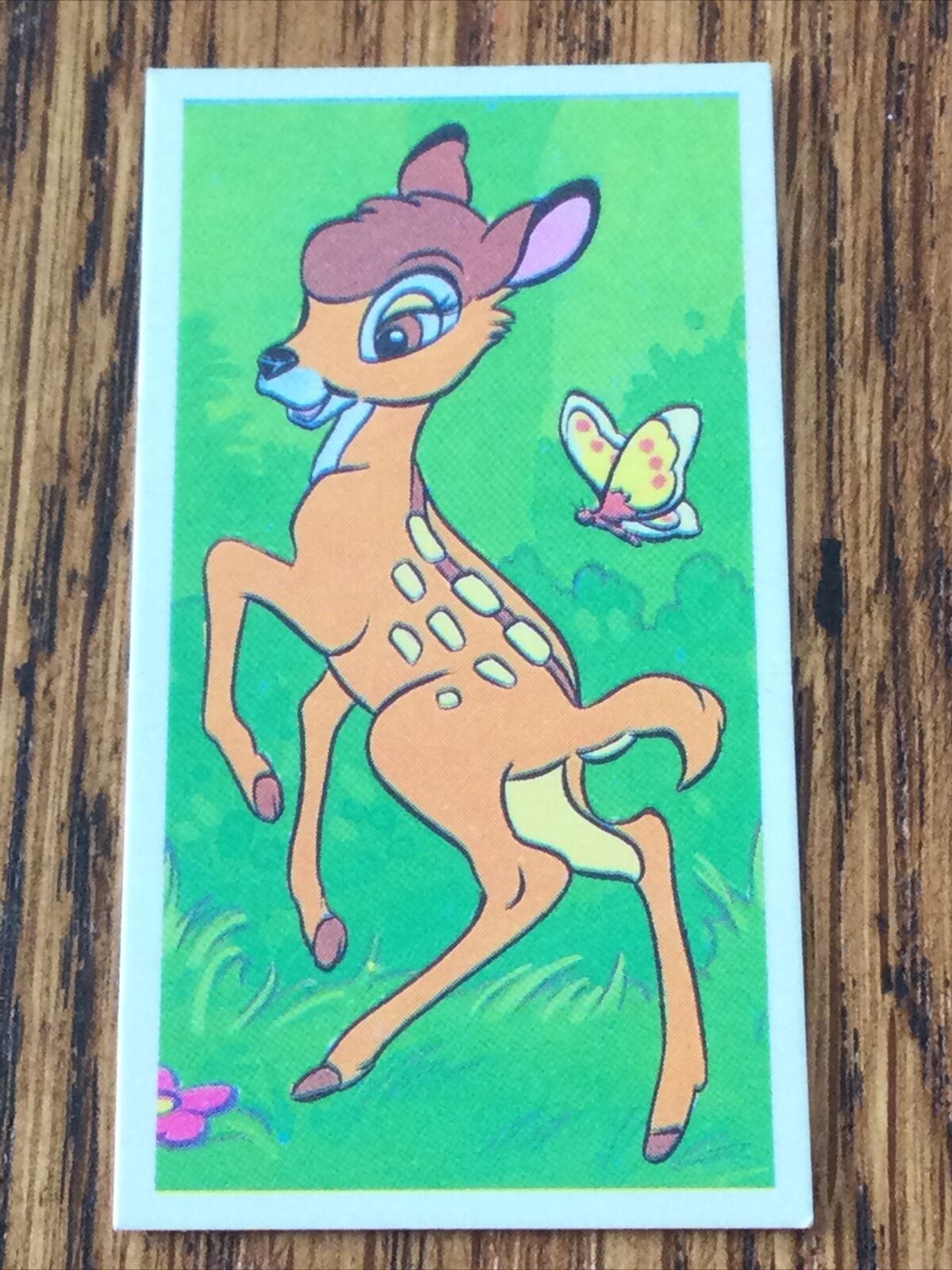 Vintage DISNEY Brooke Bond Card BAMBI #8 1989 80s Memorabilia Collectable