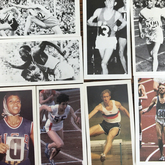 OLYMPICS ATHLETICS MEDALISTS Brooke Bond Tea Cards Olympic Greats #1-13