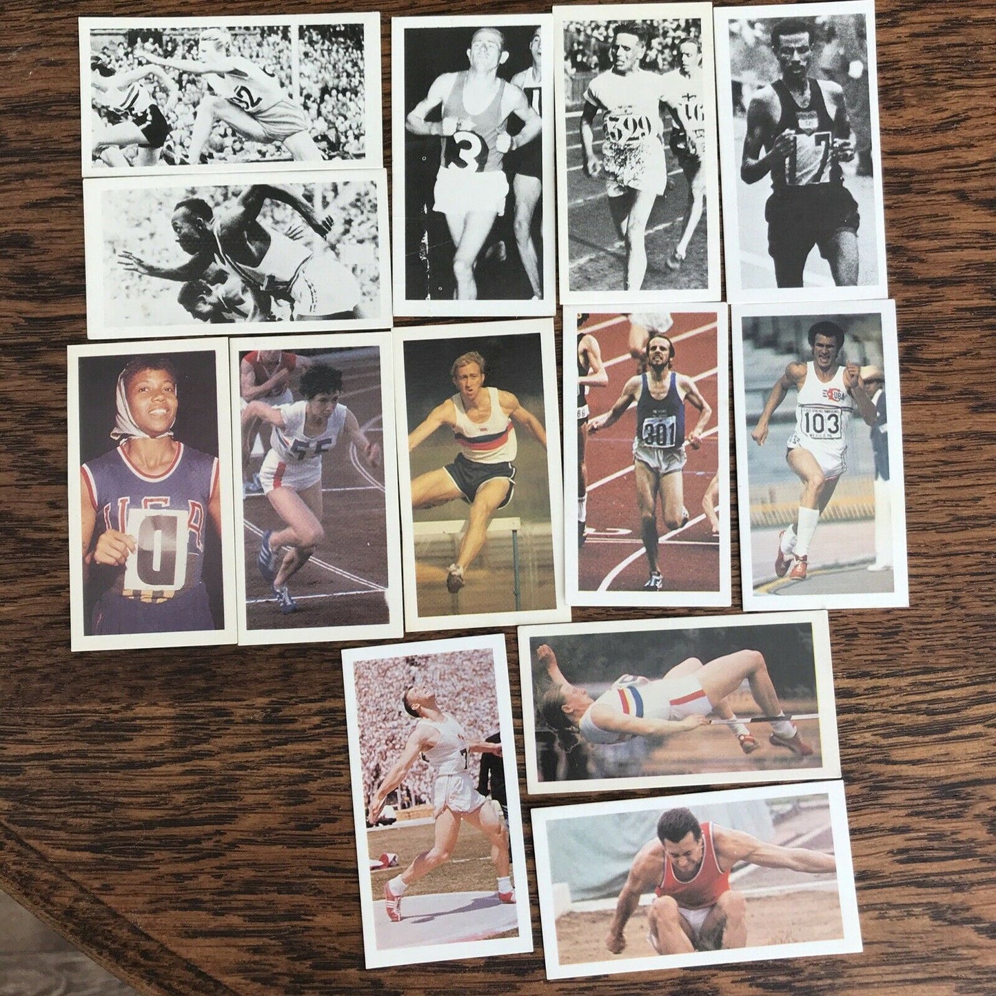 OLYMPICS ATHLETICS MEDALISTS Brooke Bond Tea Cards Olympic Greats #1-13