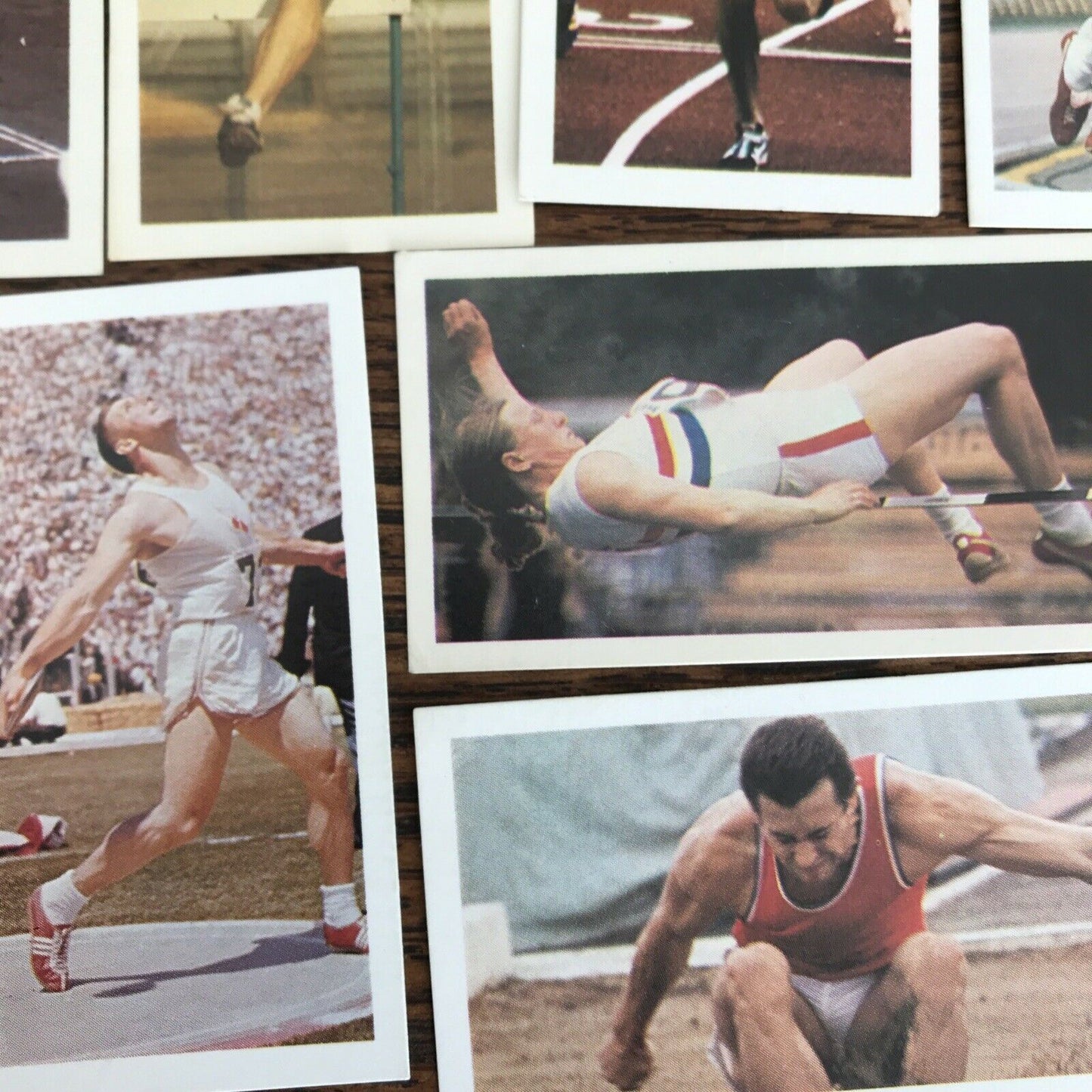 OLYMPICS ATHLETICS MEDALISTS Brooke Bond Tea Cards Olympic Greats #1-13