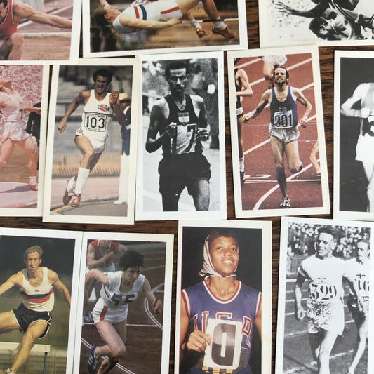 Brooke Bond Tea Cards - Olympic Greats #2-13 - Olympic Athletes Gold Medallists - Set of 12