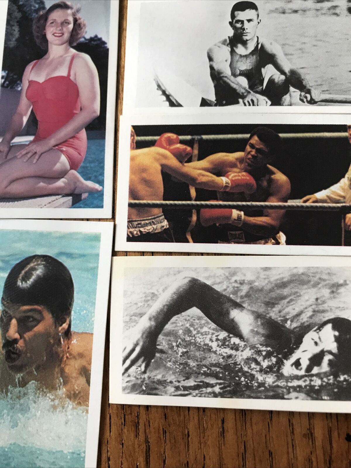 OLYMPICS USA Brooke Bond Tea Cards Olympic Greats #21 25 26 27 34 Muhammad Ali