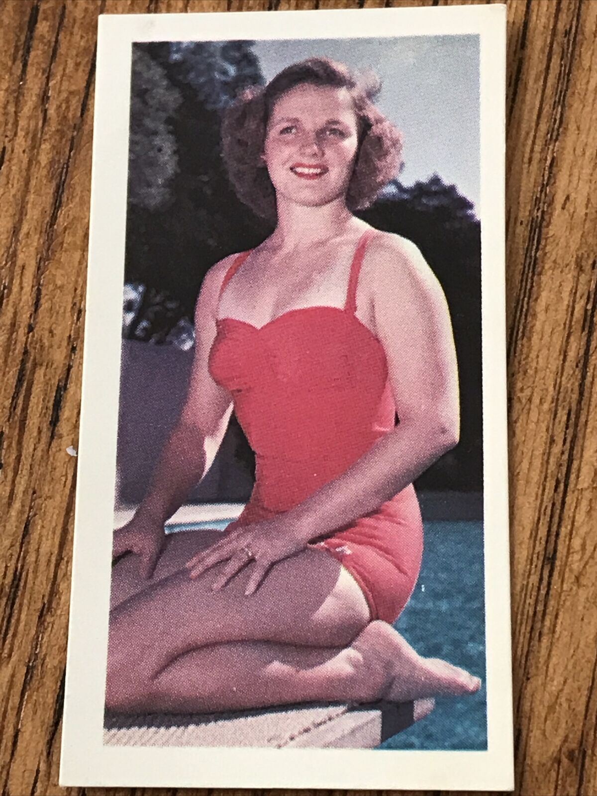 Brooke Bond Tea Card - Olympic Greats - No. 27 PAT McCORMICK - Diving USA Gold