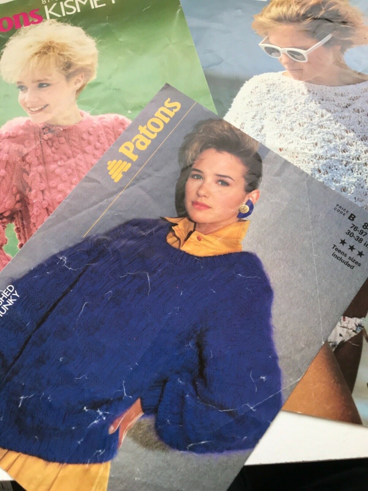 Vintage Knitting Patterns from the 80s and 90s. Sold individually take your pick