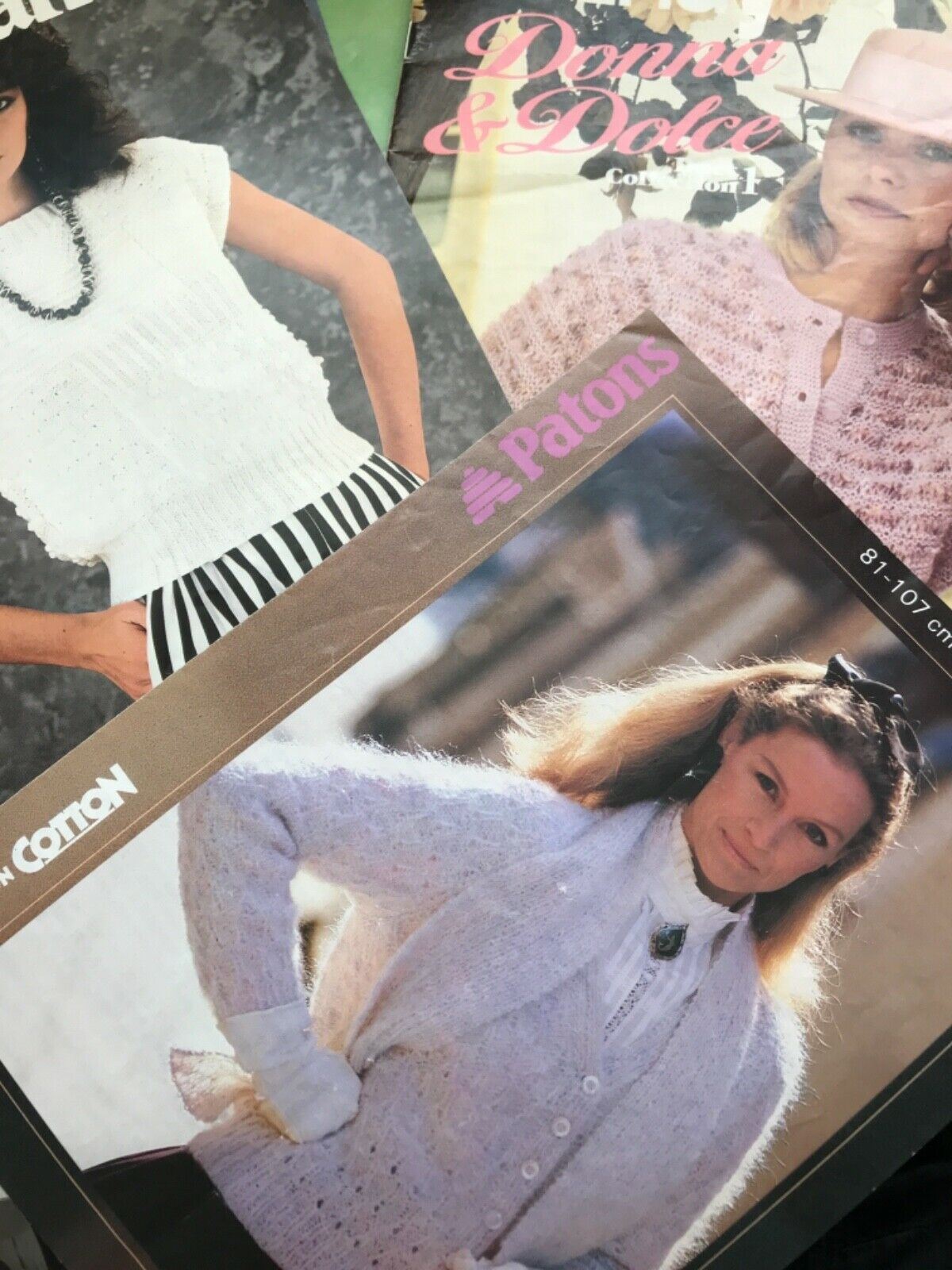 Vintage Knitting Patterns from the 80s and 90s. Sold individually take your pick