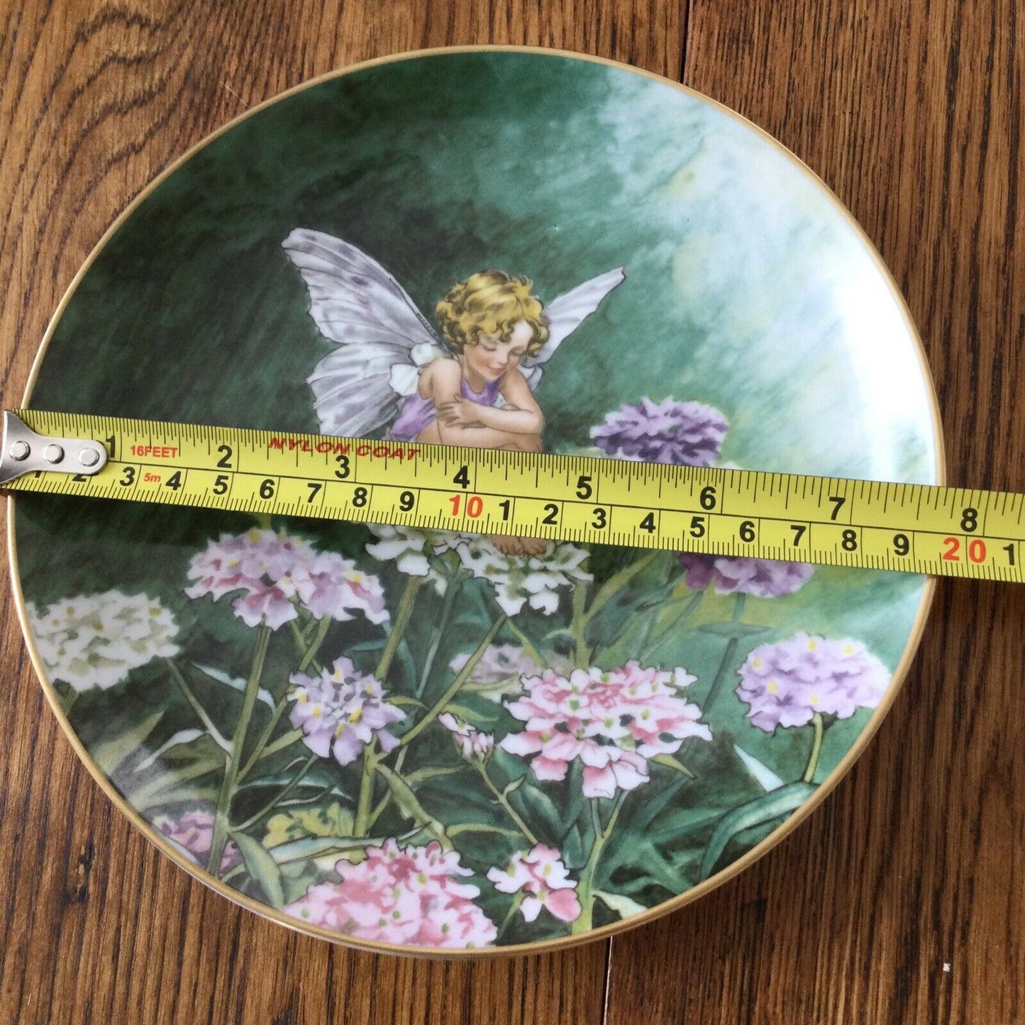 VILLEROY & BOCH HEINRICH FLOWER FAIRY plate Cicely Mary Barker CANDYTUFT 388B