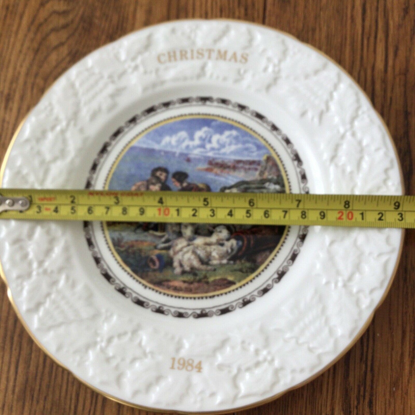 1984 Coalport Collectable Christmas Plate 1984 ‘Peace’ Image Pratt Print