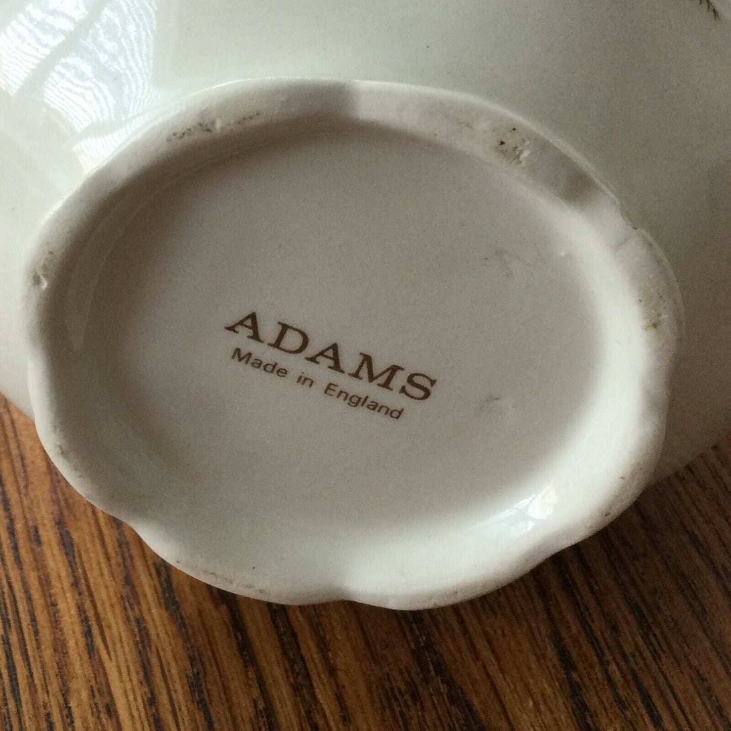 Vintage Adams Floral Jug Small Approx 5” High. Muted Pinks Browns Mustard. VGC