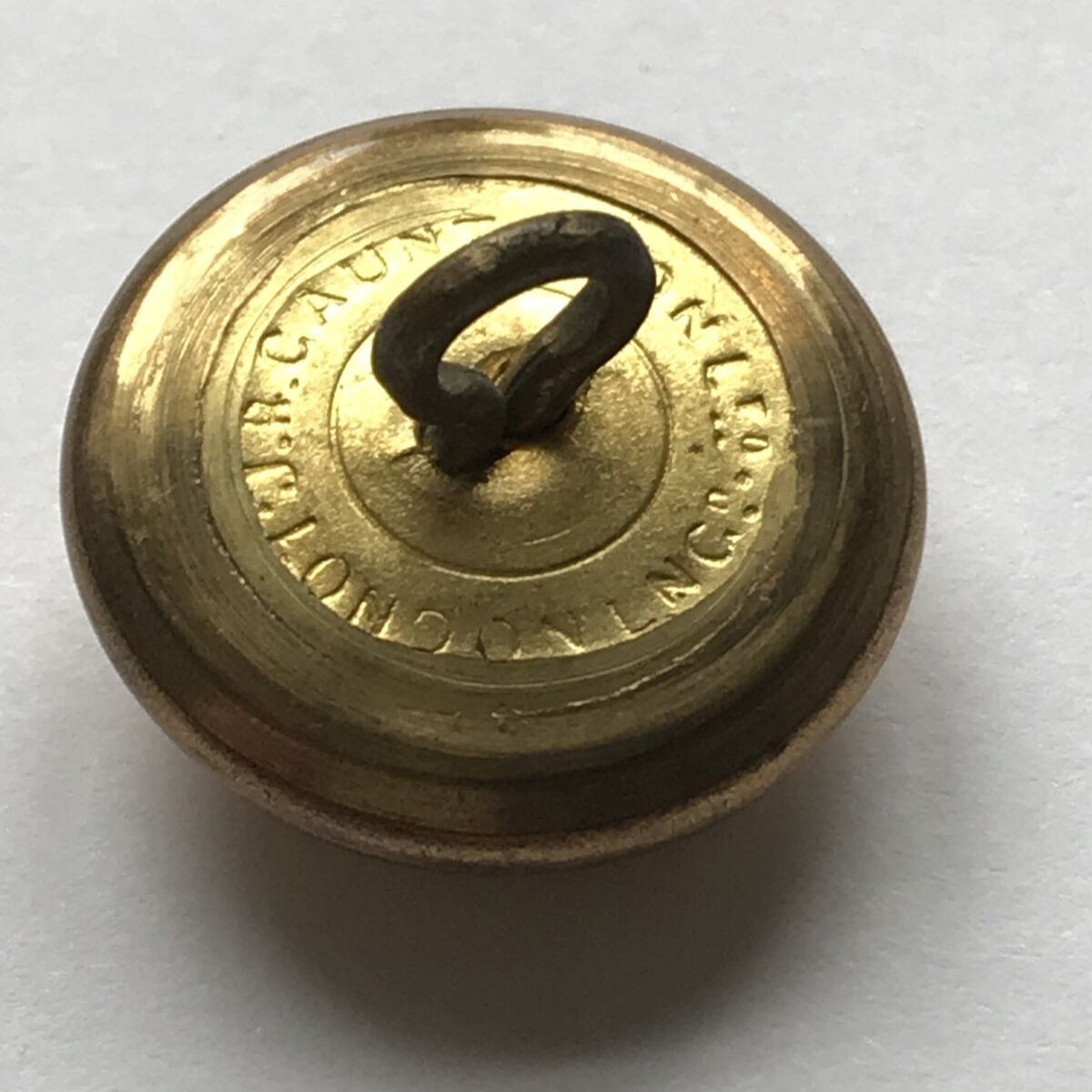 KINGS SHROPSHIRE LIGHT INFANTRY KSLI 19mm Brass Plated Button GAUNT