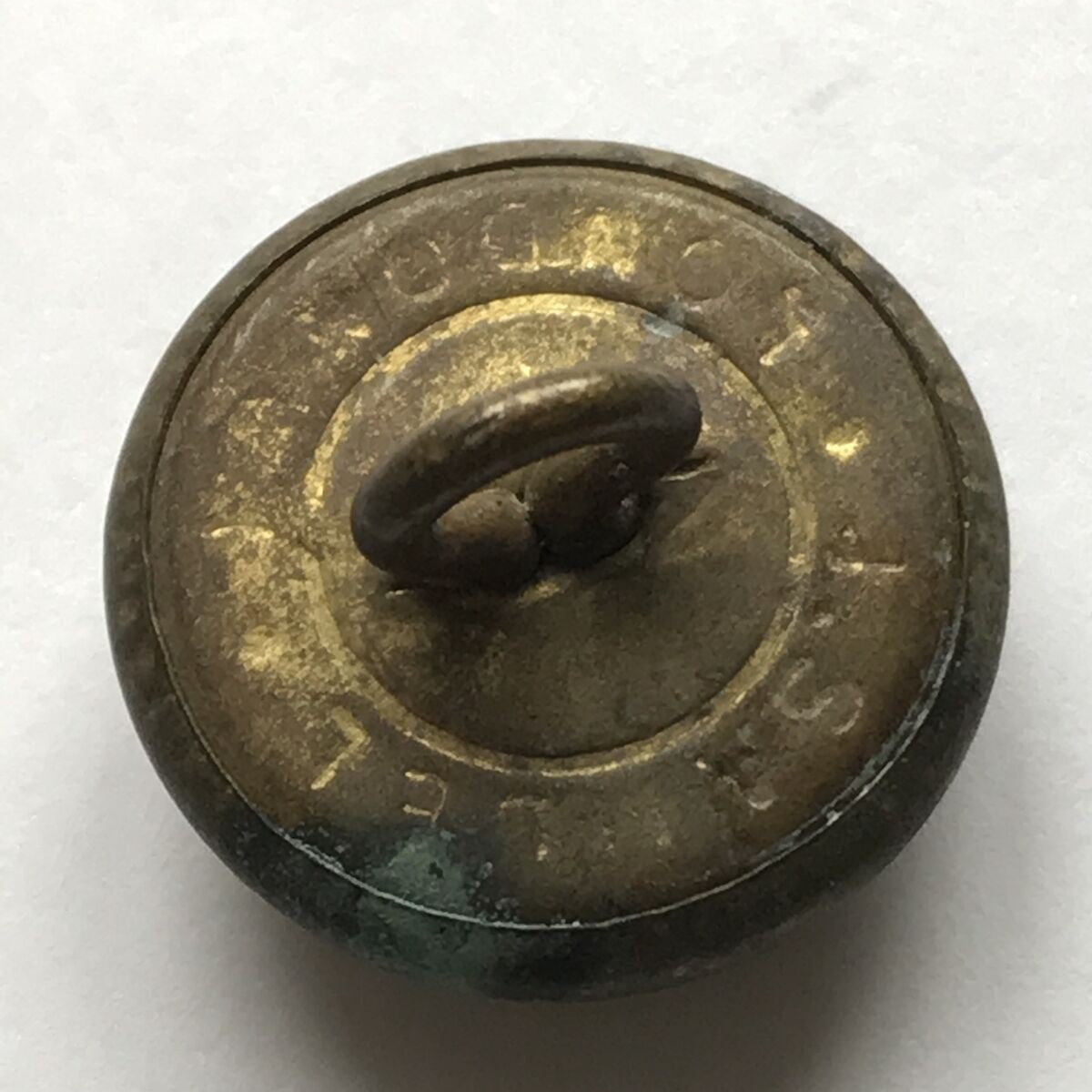 CHESHIRE REGIMENT Brass Plated Button - 19mm - British Army - Military