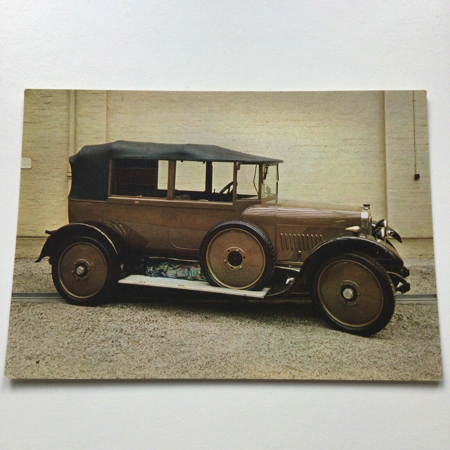 Vintage Car Postcard 1922 ARROL-JOHNSTON All Weather Body Glasgow Museum