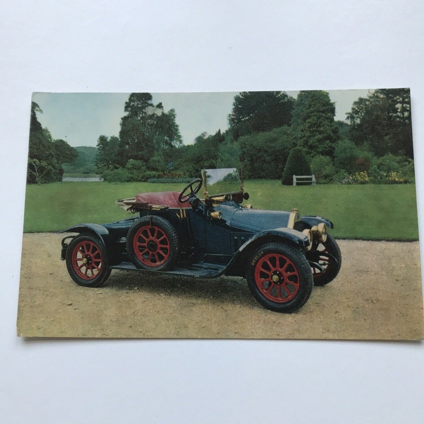 Vintage Car Postcard 1913 FIÂT 12/15hp TWO SEATER Beaulieu National Motor Museum
