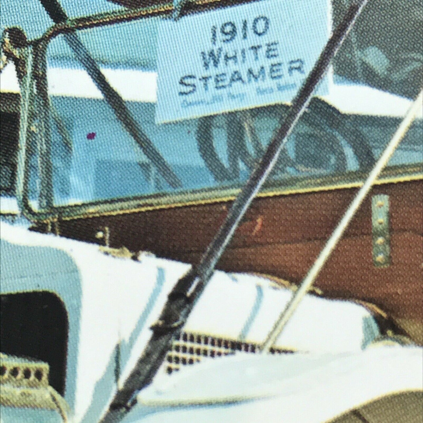 Vintage Car Postcard - 1910 WHITE STEAMER - Dennis Productions Postcard