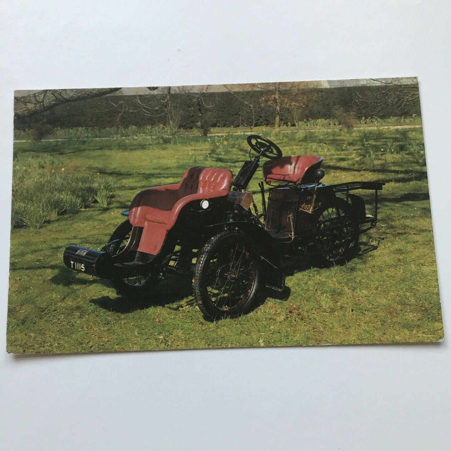 Vintage Car Postcard - 1906 12hp LAGONDA - British - Owned By David Brown Group