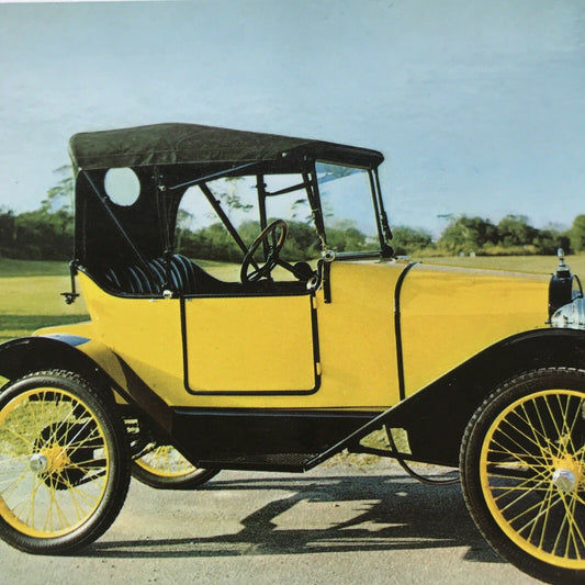 Vintage Car Postcard - 1923 FRONTY FORD SPEEDSTER - Bible Quote On Back Proverbs 3,6