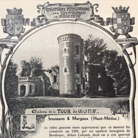 Postcard - FRANCE - CHATEAU LE TOUR DE MONS - Margaux - History Of The Castle