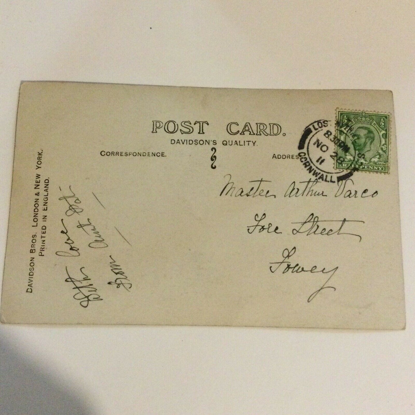 Antique Birthday Greetings Postcard. Photo Of Sweet Little Girl. Our Darling.