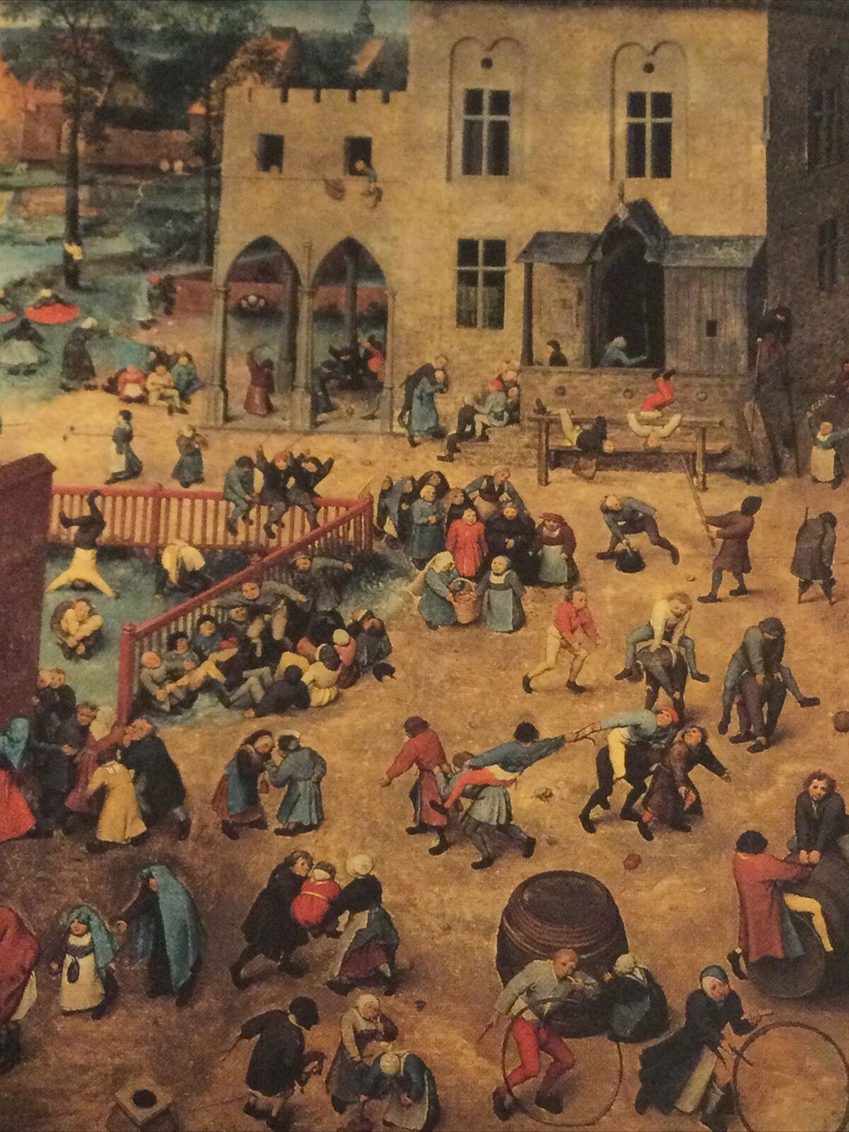 PIETER BRUEGHEL - Children’s Games - Blank Card - ###No Envelope###