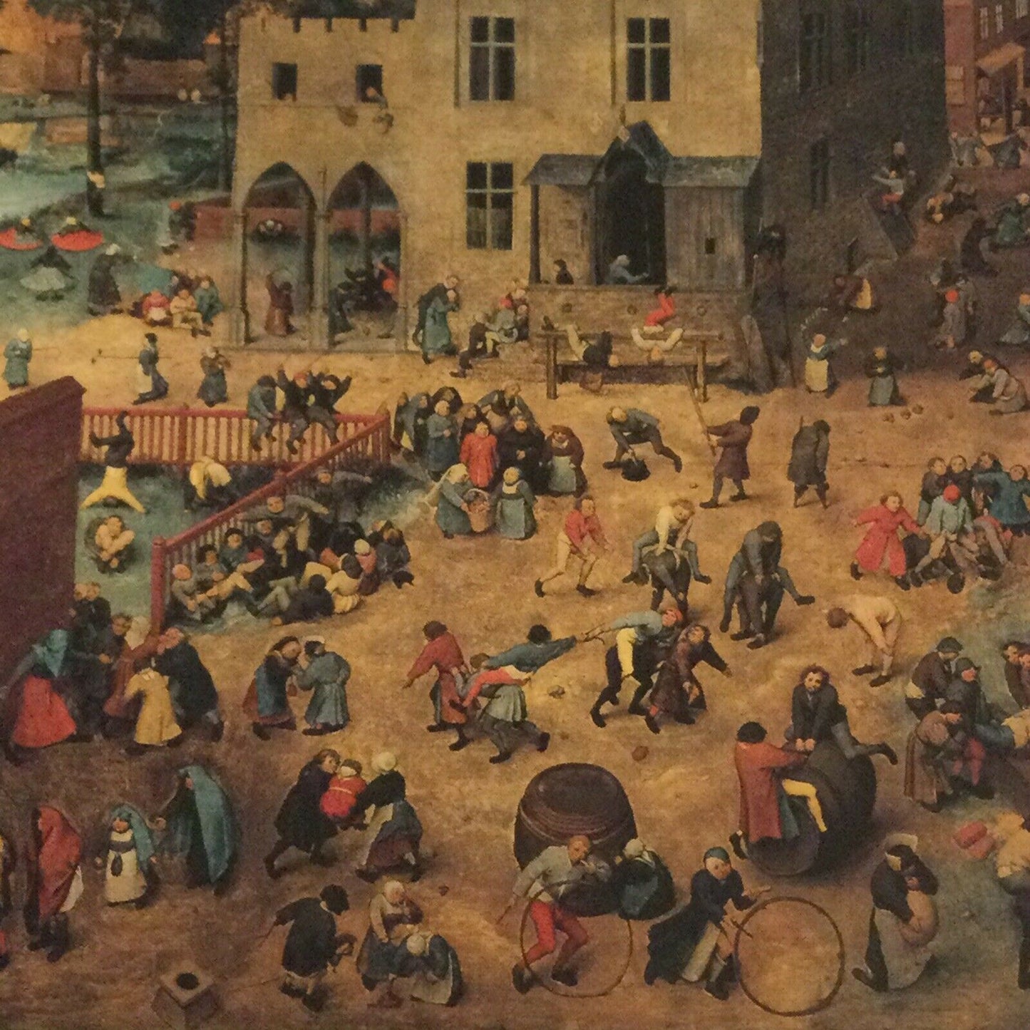 PIETER BRUEGHEL - Children’s Games - Blank Card - ###No Envelope###