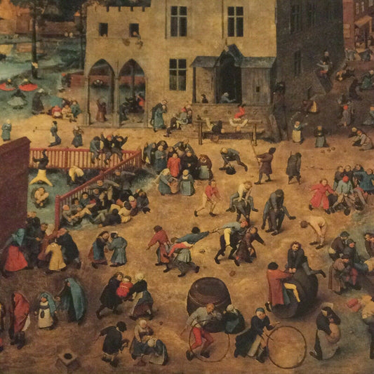 PIETER BRUEGHEL - Children’s Games - Blank Card - ###No Envelope###