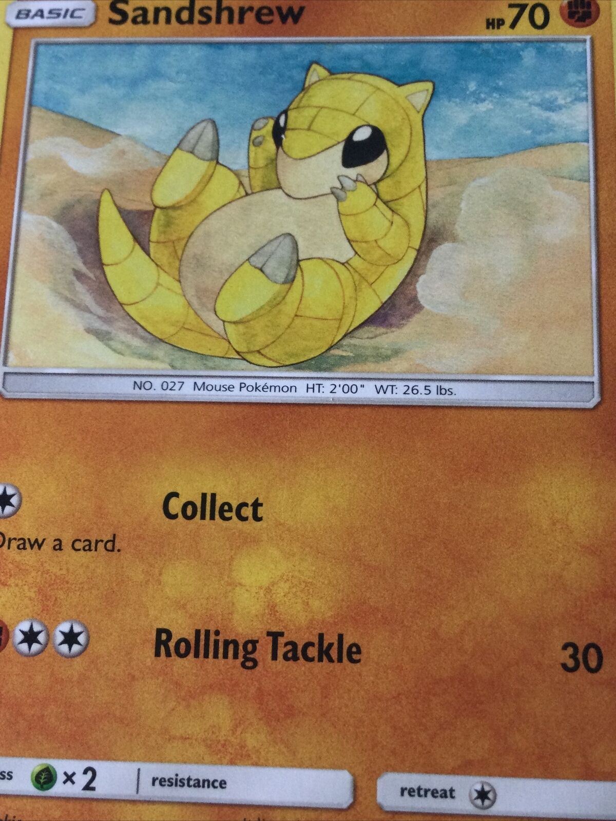 83/214 SANDSHREW Pokemon 2019 NM/Mint