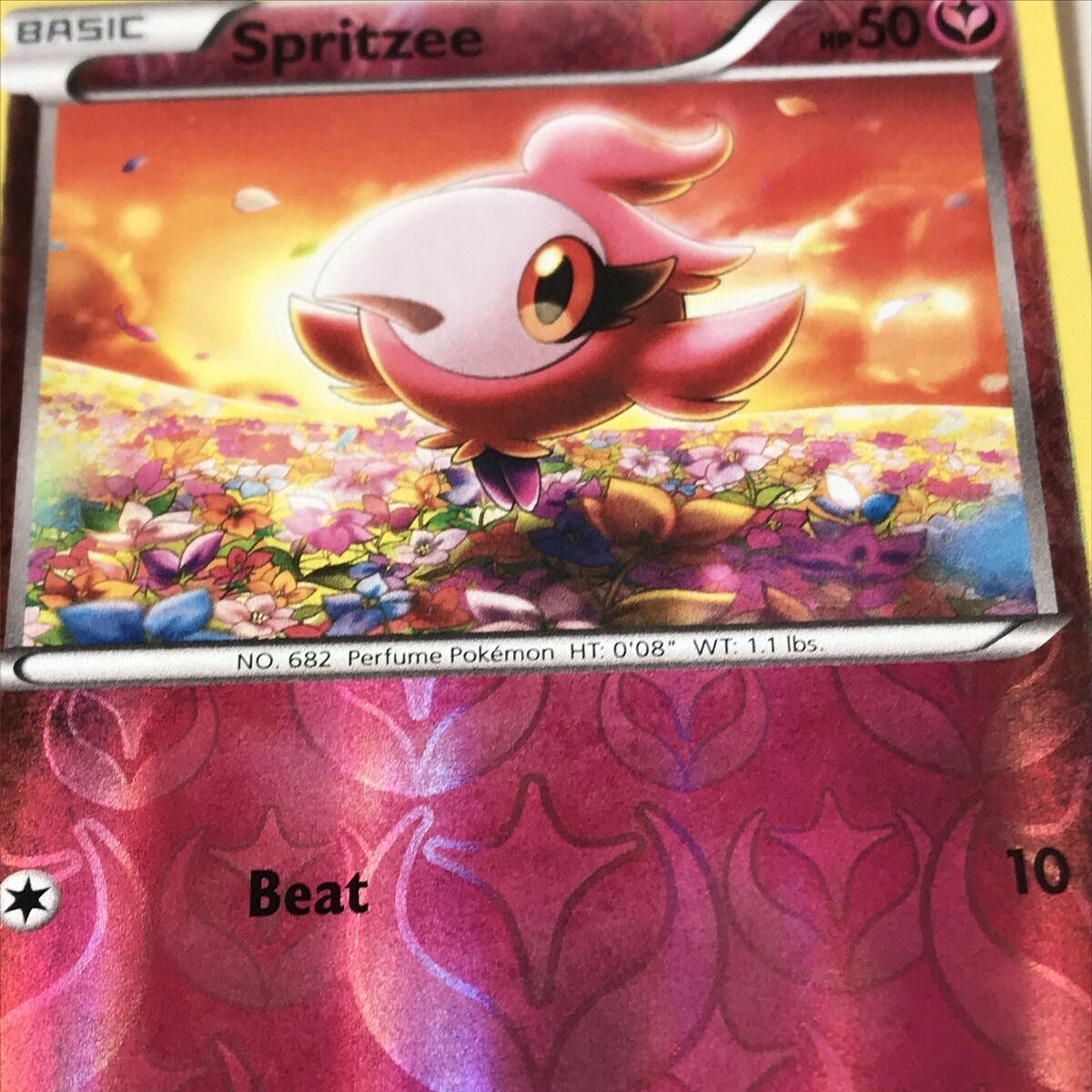 2016 Pokemon Card - SPRITZEE - 84/122 - Pack Fresh - HOLO
