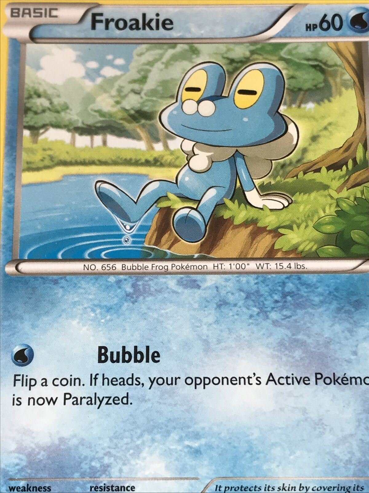 2016 Pokemon Card FROAKIE 38/122 Pack Fresh