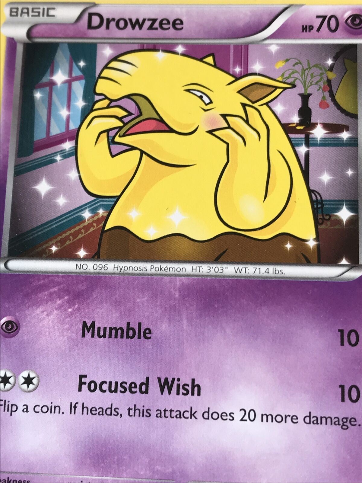 2016 Pokemon Card DROWZEE 50/122 Pack Fresh