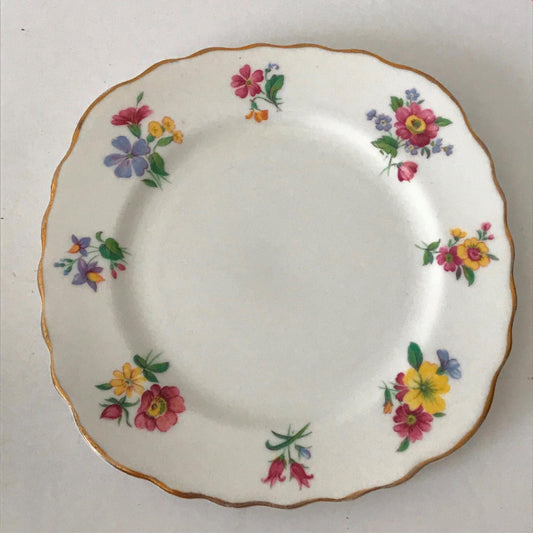 Spare Vintage Vale Bone China Side Plate Floral pretty Country house style