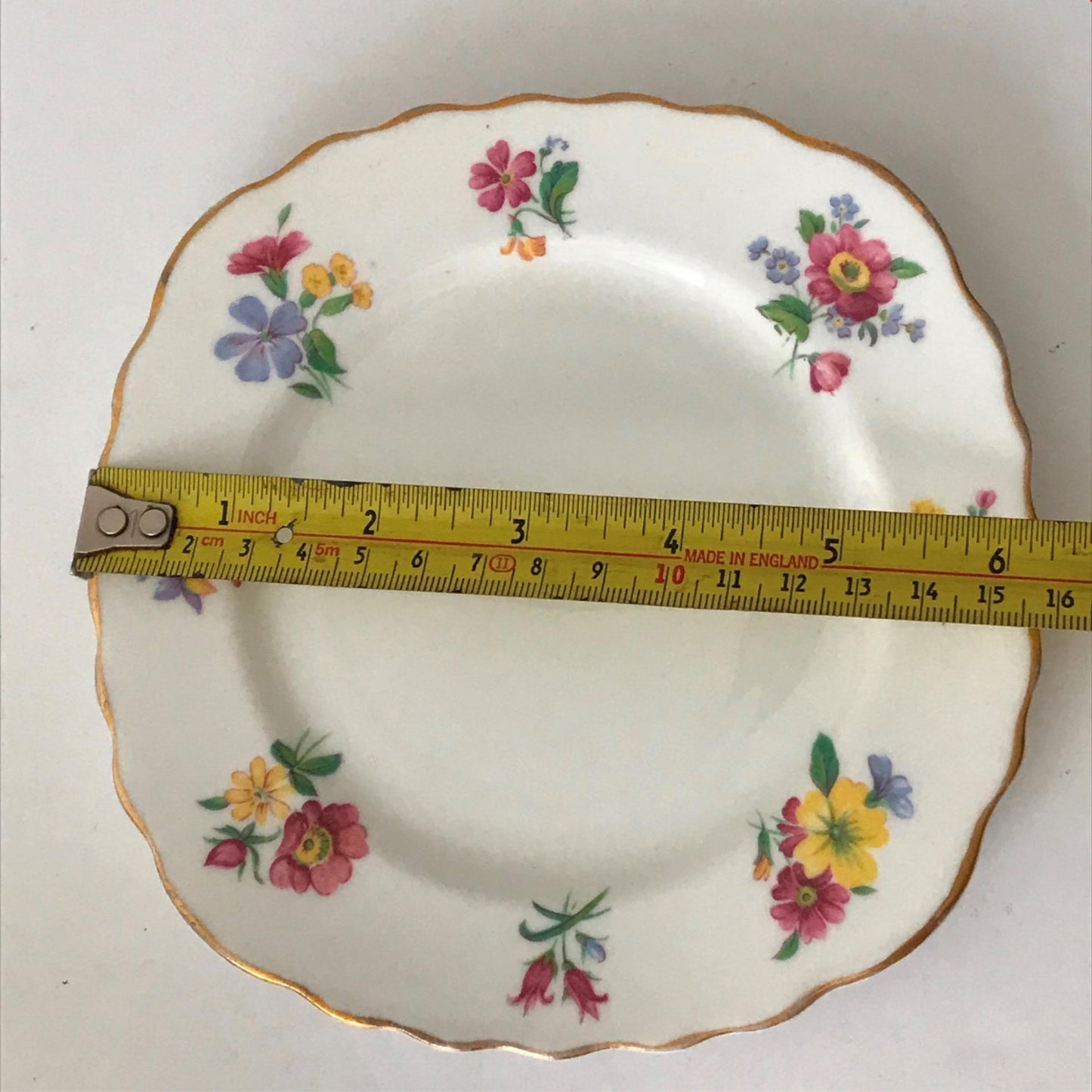 Spare Vintage Vale Bone China Side Plate Floral pretty Country house style