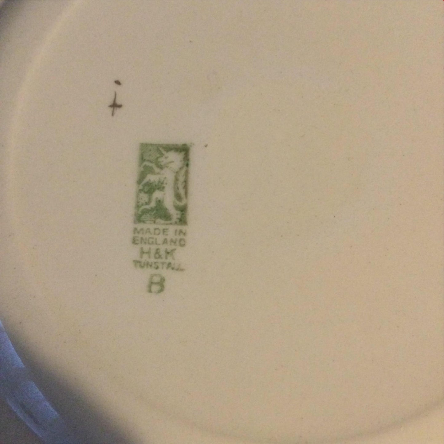 Quirky Vintage Retro H&K Tunstall Cross Stitch Pattern Square Side Plate pretty