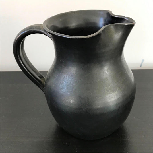 PRINKNASH POTTERY Gloucester Jug charcoal grey rustic farmhouse 13 cm high