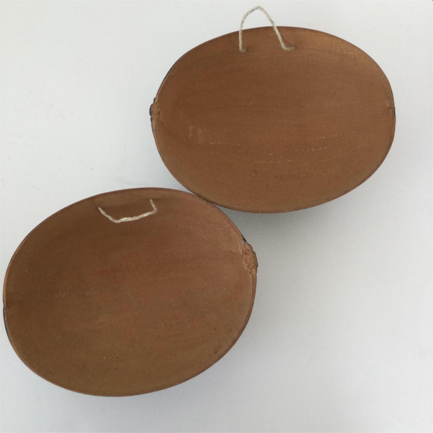 Carved coconut shell wall art / decor from Masaya, Nicaragua - Souvenir - Rustic Decor - Wooden Carving