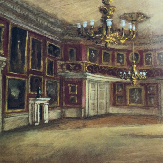 Art Postcard ALEC COBBE THE BALLROOM, GOODWOOD HOUSE CHICHESTER