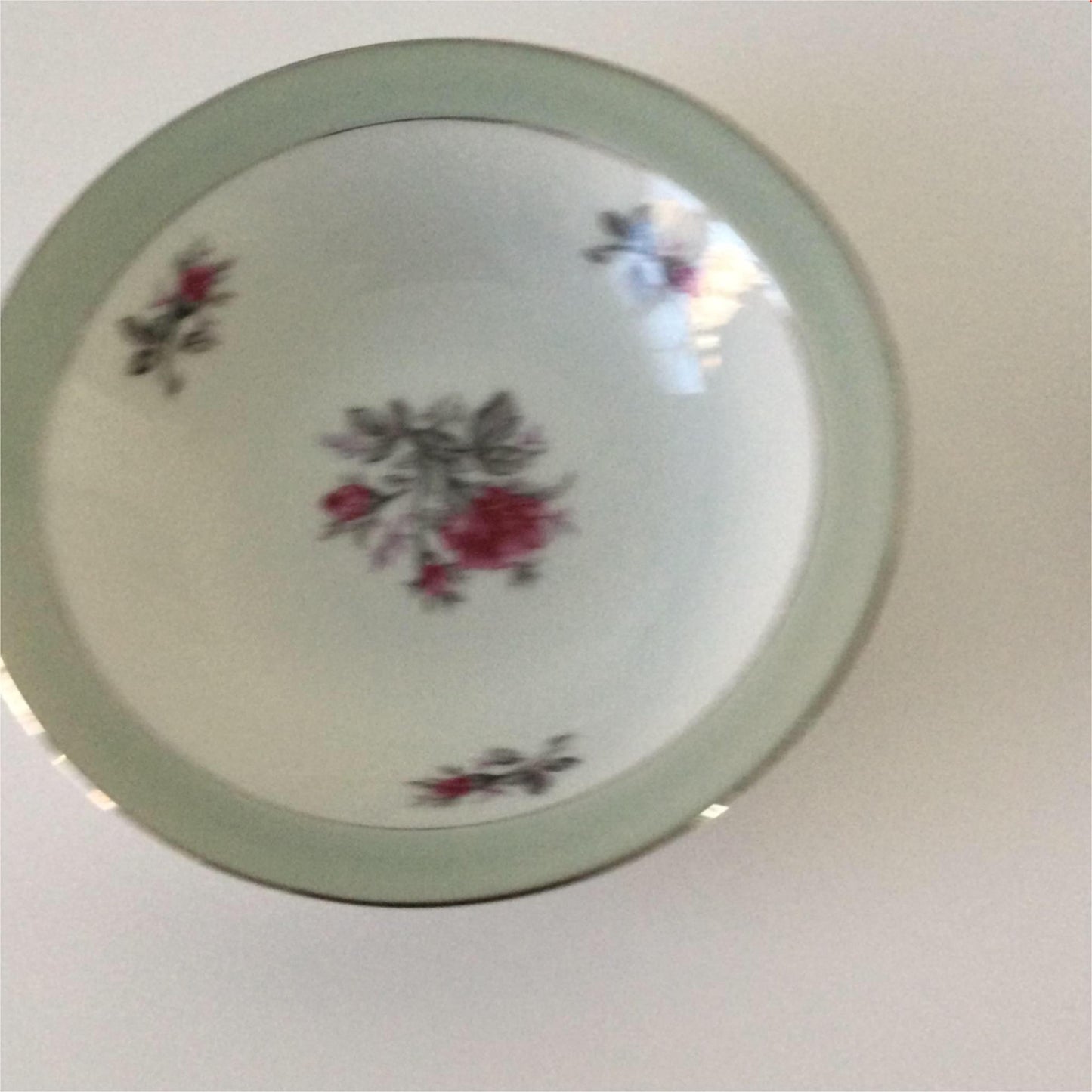 Vintage SONE china PLATES & BOWLS Mid century Rose design. Made in Japan 81897R