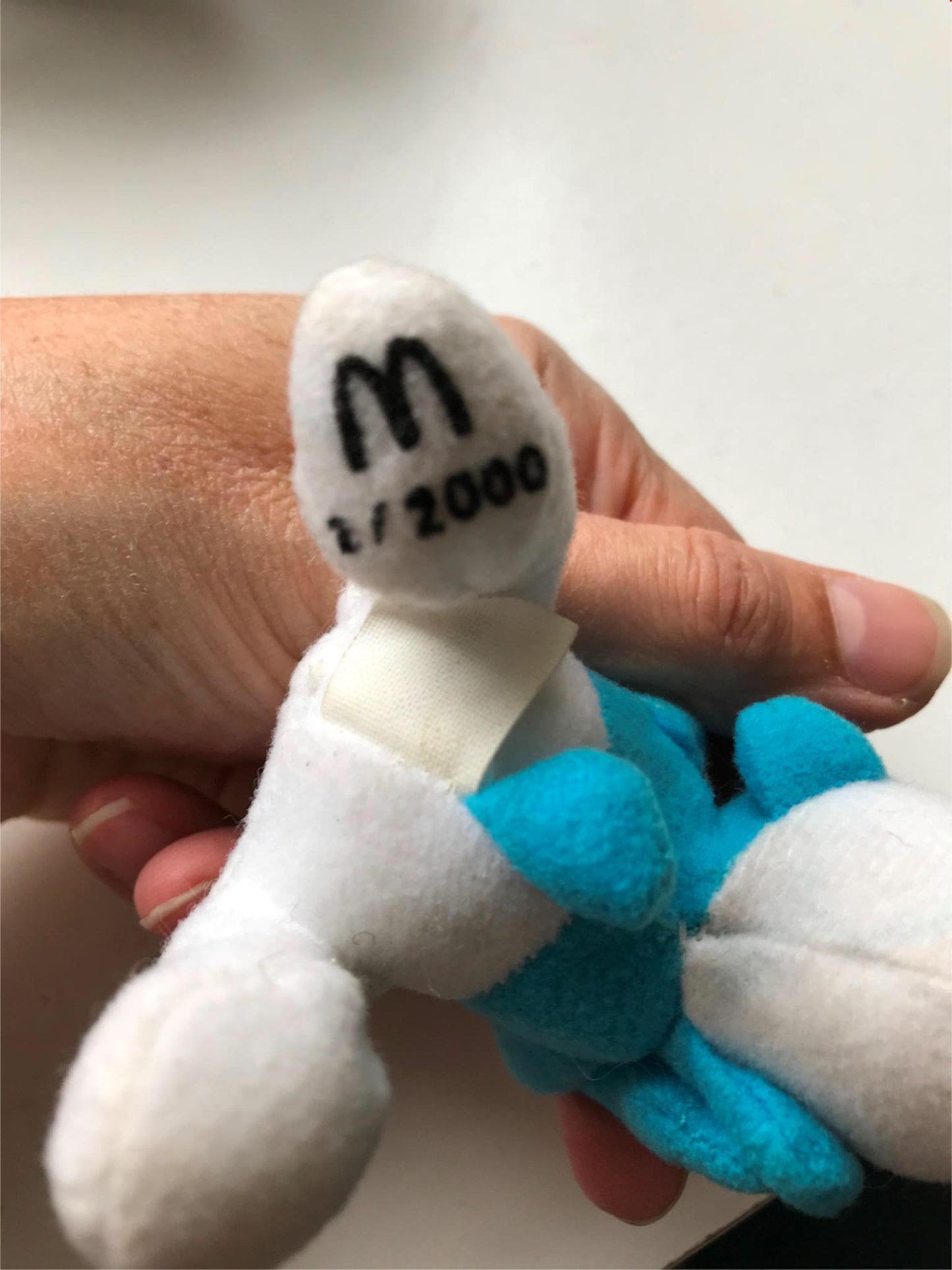 McDonald’s collectable SMURF TOY FEB 2/2000 VALENTINES - Pull string & hé moves