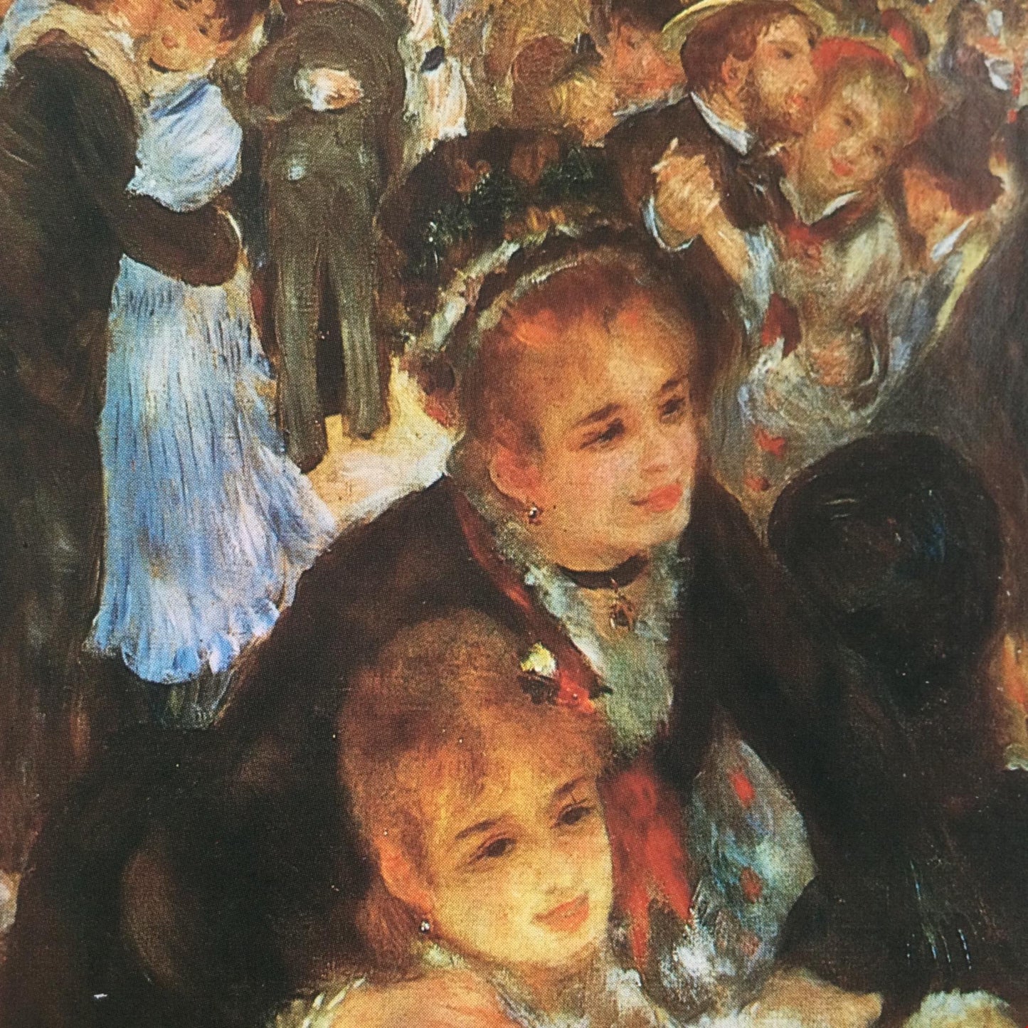 RENOIR - LE MOULIN DE LA GALLETTE Impressionist cafe scene Blank Card, No Envelope