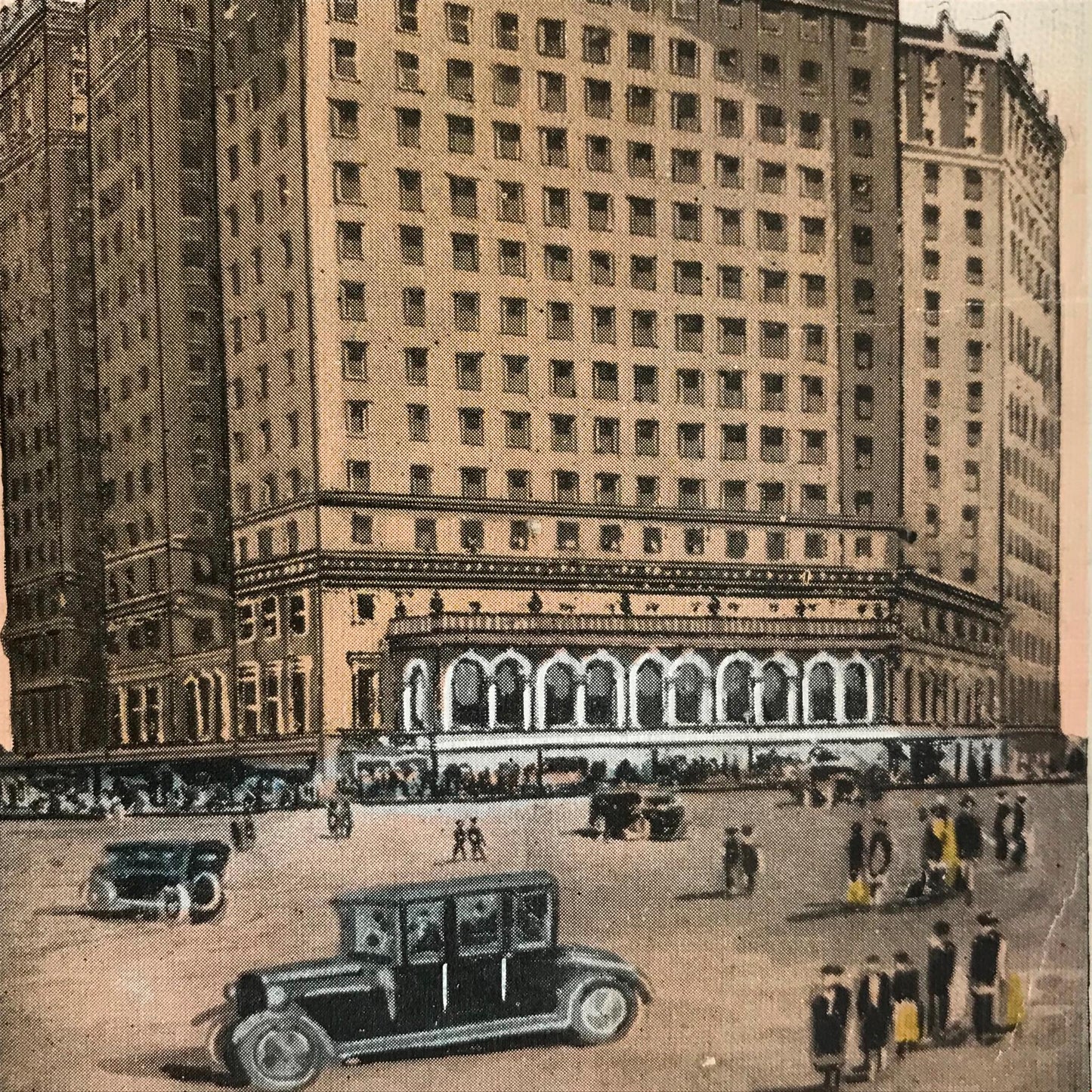 Vintage postcard STATLER HOTEL, Buffalo New York 1920s/30s
