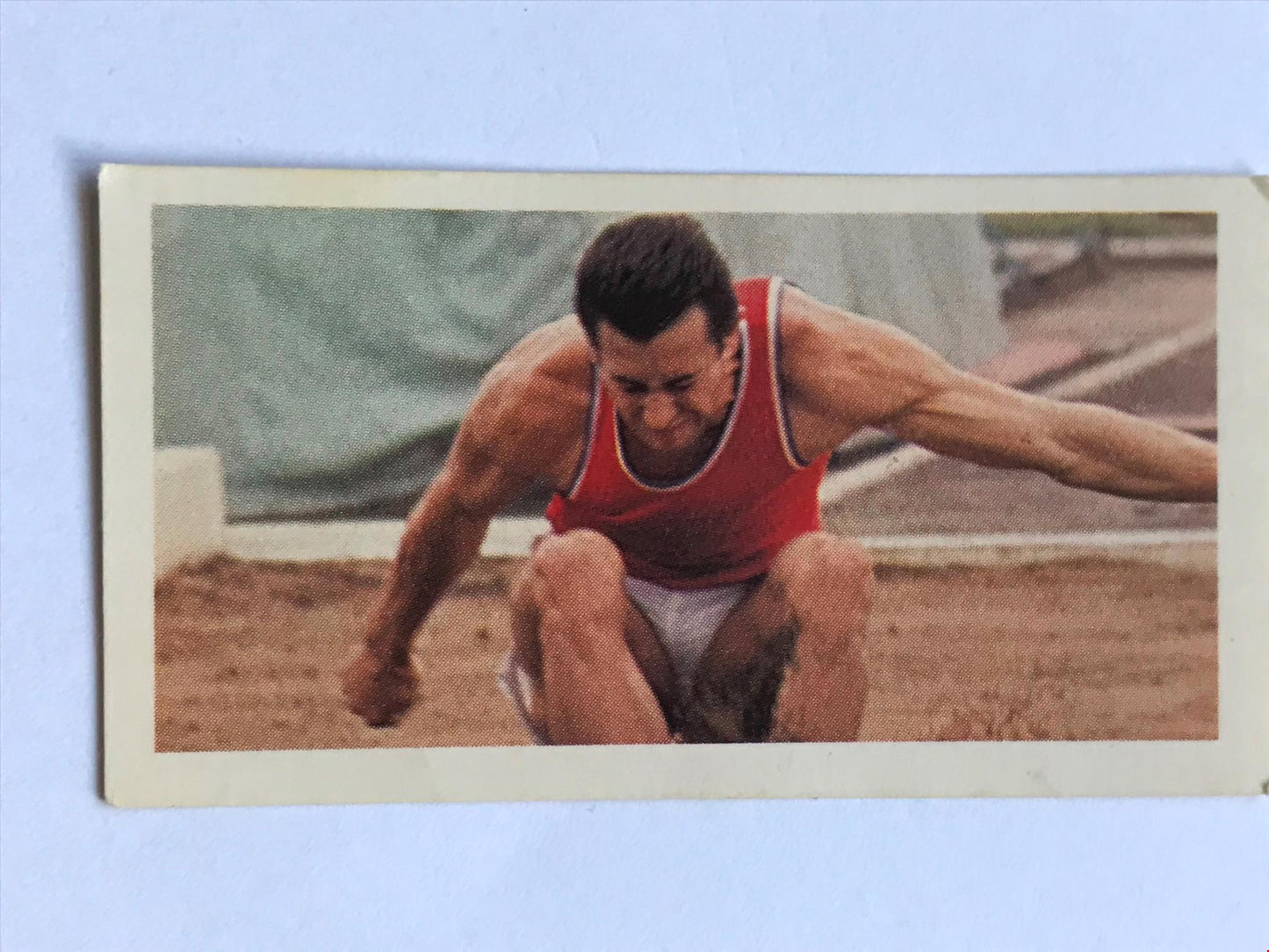 OLYMPICS Lynn Davies Brooke Bond Tea Card Olympic Greats Athletics welsh