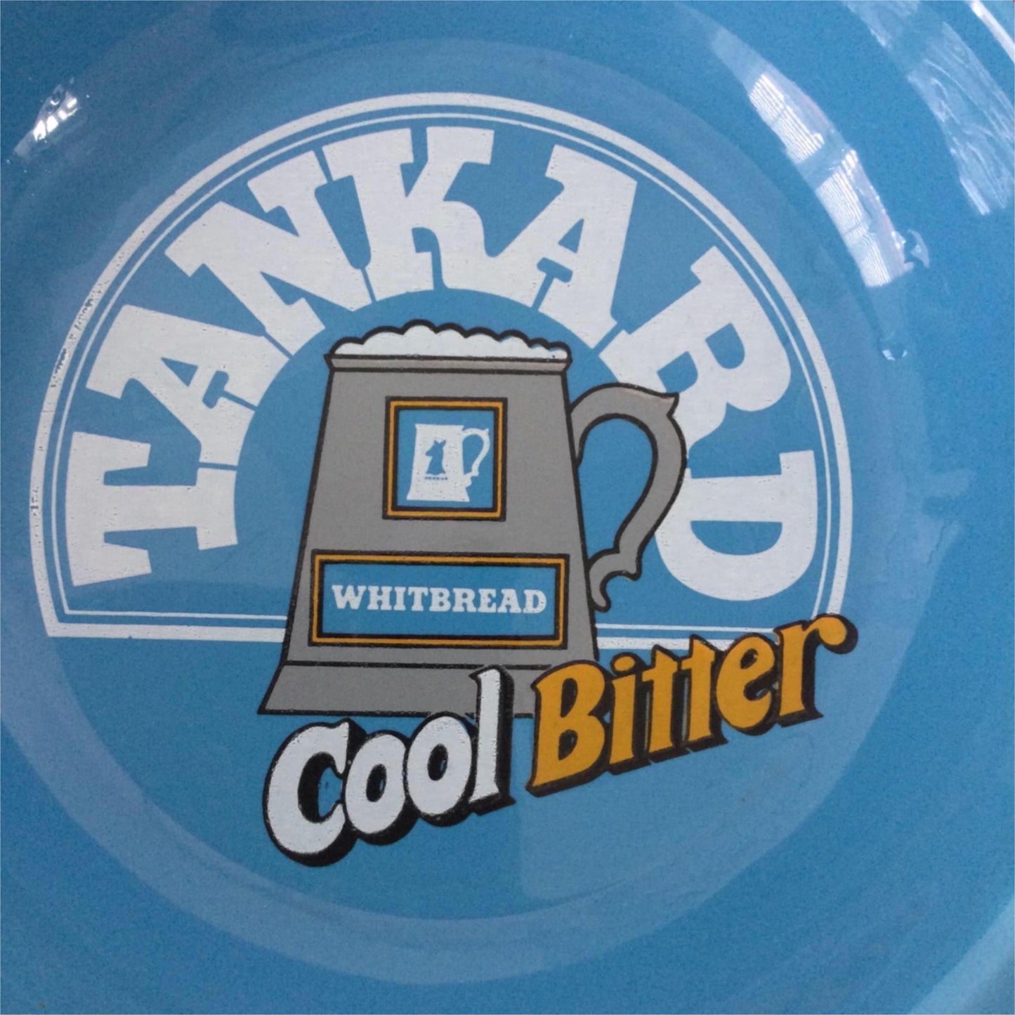 AUTHENTIC WHITBREAD TANKARD COOL BITTER ASHTRAY ROYAL CAULDON BRISTOL IRONSTONE
