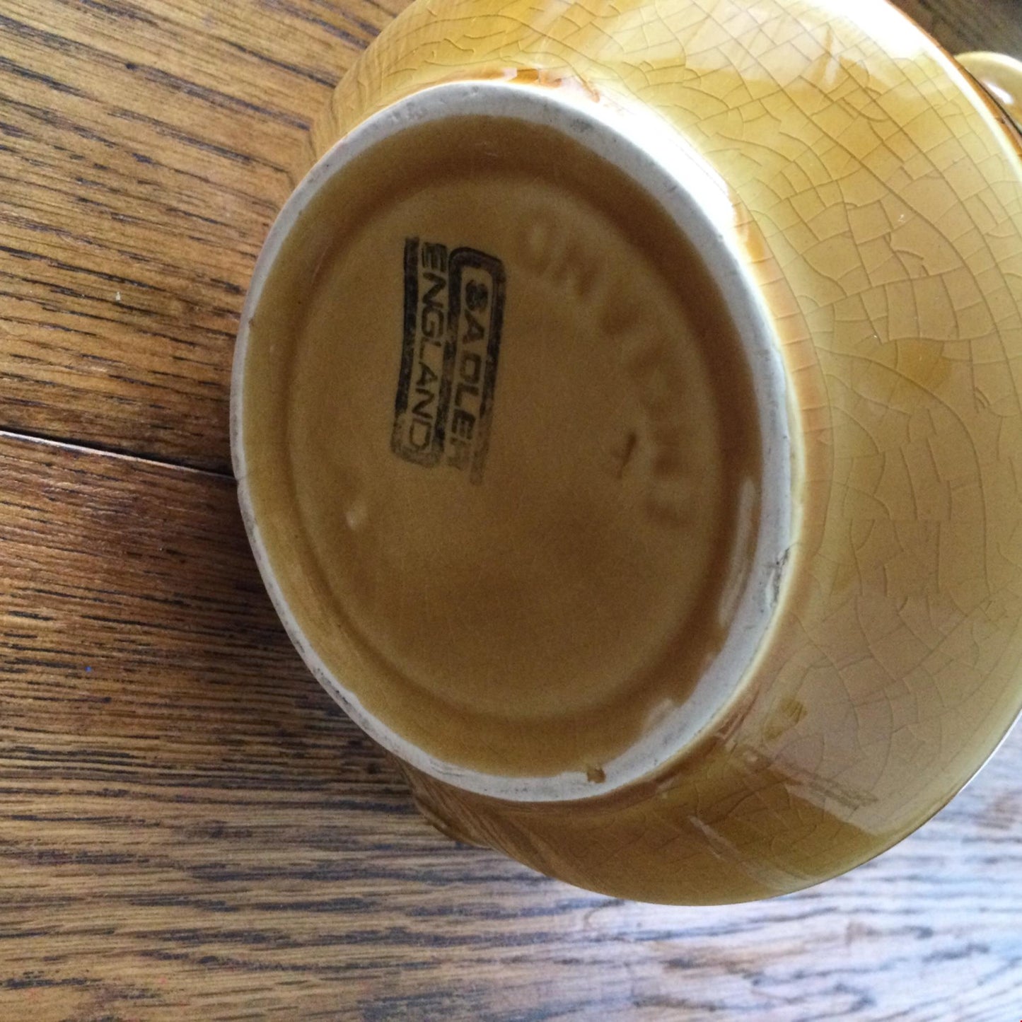 VINTAGE RETRO 70s Mustard Brown CUSTARD CREAM JUG STRIPED CHRISTMAS DINNER