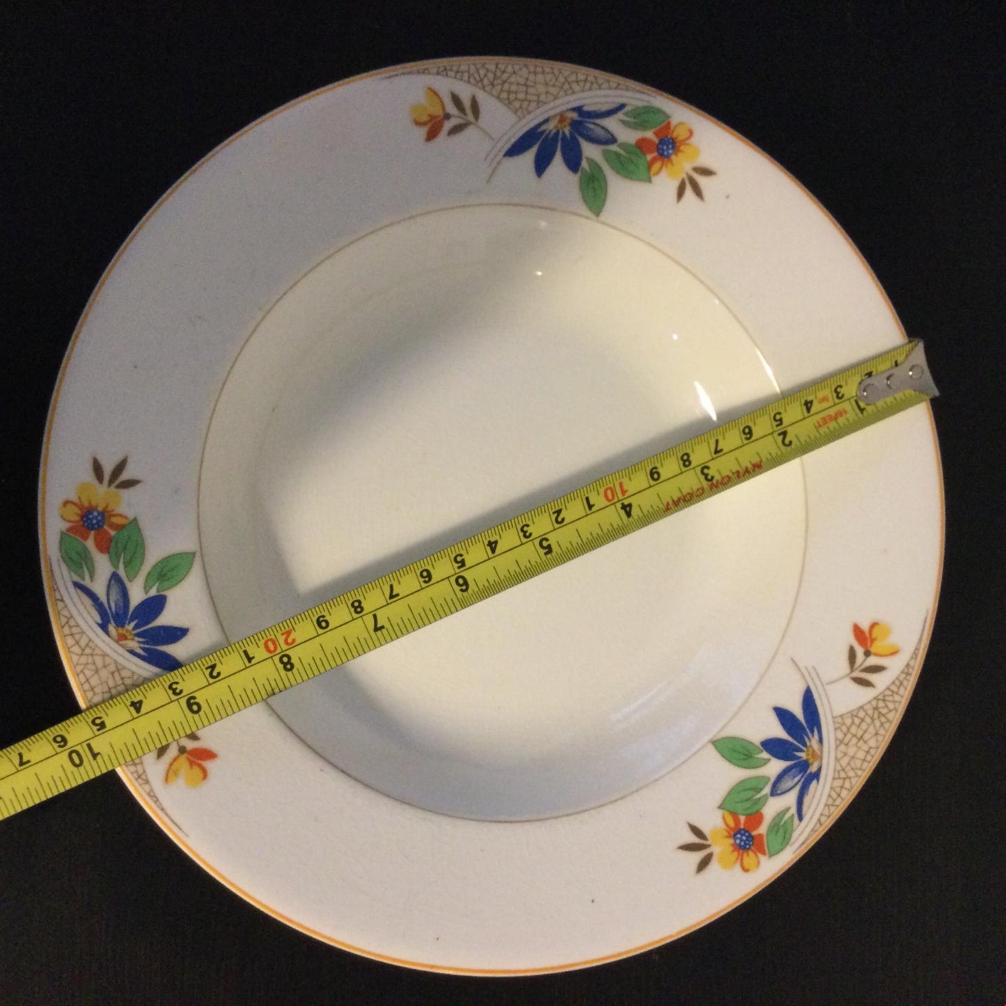 Spare Wedgwood & co Art Deco bowl / dish floral geometric cream multicoloured 541